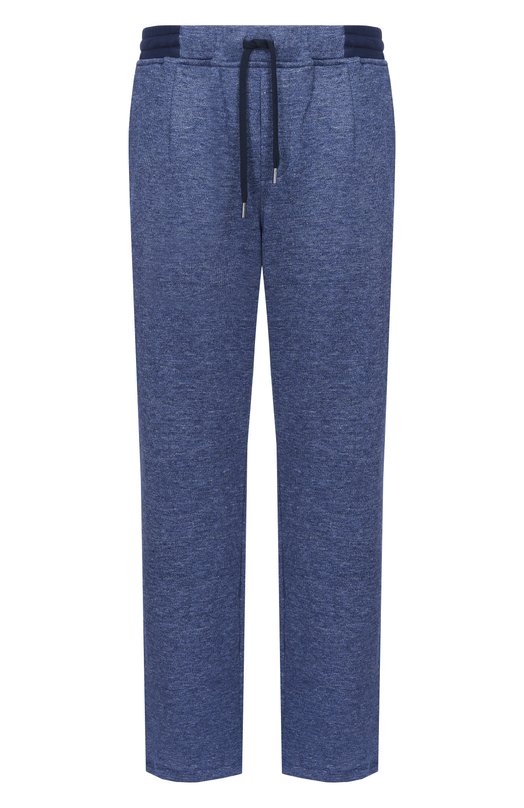 Брюки изо льна и хлопка Andrea Campagna 20M732.ZQ00.CAMP. Синий 20M732.ZQ00.CAMP.