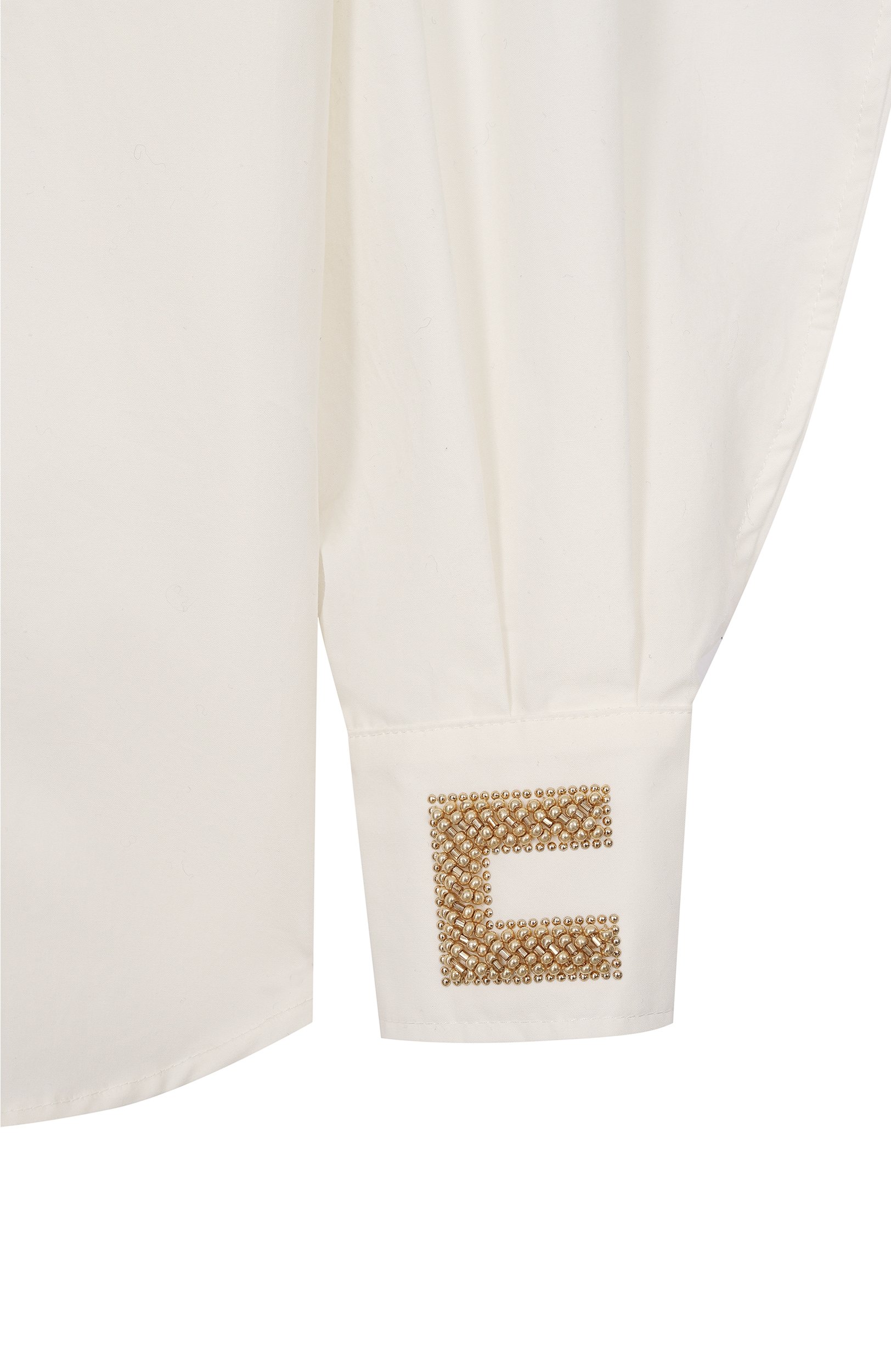 Хлопковая рубашка ELISABETTA FRANCHI LA MIA BAMBINA, арт. EFCA2980/CA235, фото 3