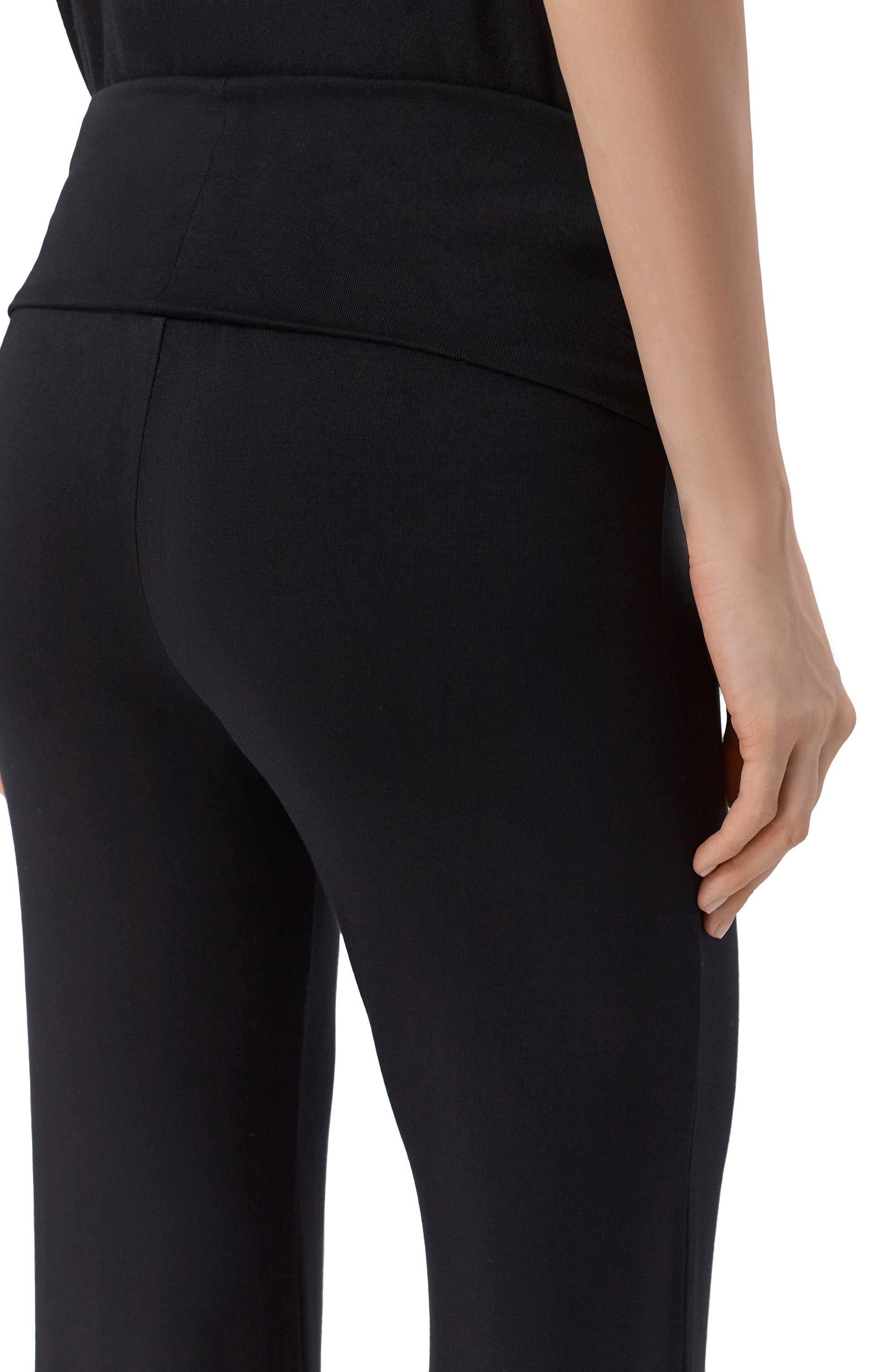 Брюки из вискозы PIETRO BRUNELLI черного цвета по цене 11600 руб., арт. PNH010/BBBAMB, фото 5 Брюки из вискозы PIETRO BRUNELLI, арт. PNH010/BBBAMB, фото 5