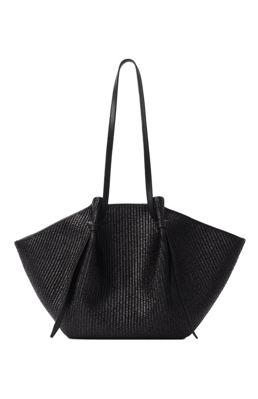 Сумка-тоут Mochi large Yuzefi LARGE M0CHI/W0VEN RAFFIA Чёрный LARGE M0CHI/W0VEN RAFFIA