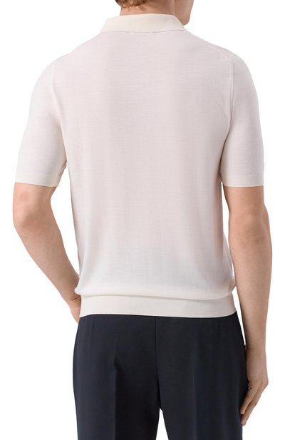 Шерстяное поло MVST белого цвета по цене 138500 руб., арт. M0-M25.1MM.K401/62-66, фото 4 Шерстяное поло MVST, арт. M0-M25.1MM.K401/62-66, фото 4