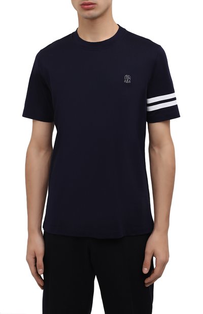 Хлопковая футболка BRUNELLO CUCINELLI, арт. M0T617810G, фото 3