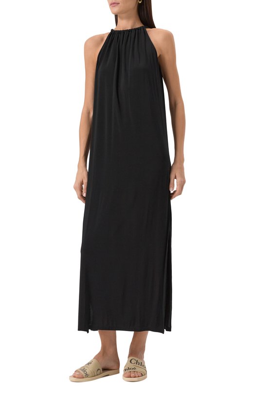 Платье из вискозы Max Mara DIEGO 2516621029 Чёрный  DIEGO 2516621029 Фото 3