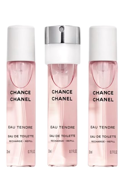Женский рефил туалетной воды chance eau tendre (3x20ml) CHANEL, арт. 0126305