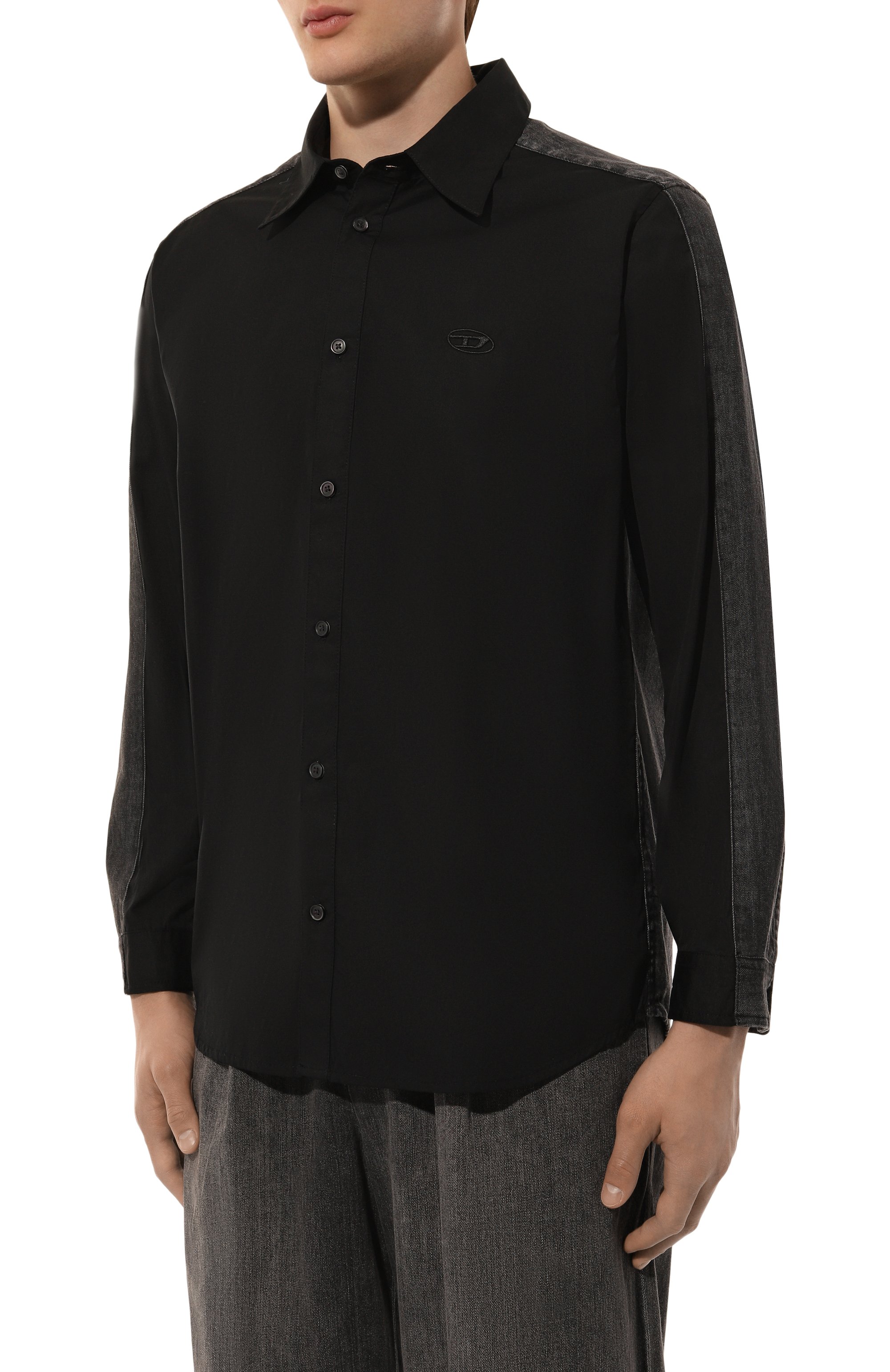 Хлопковая рубашка DIESEL, арт. A14413/0CBCP, фото 3