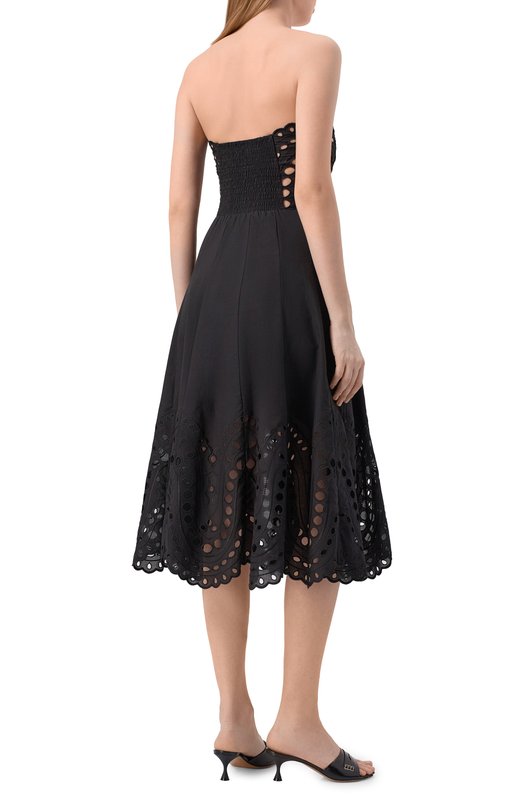 Хлопковое платье Charo Ruiz Ibiza 263610 Чёрный  263610 Фото 3