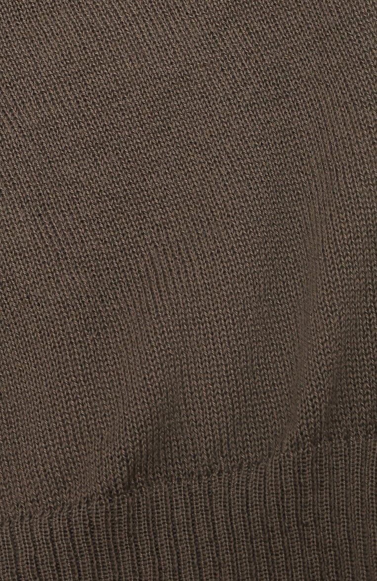 Мужская кашемировая шапка RICK OWENS коричневого цвета, арт. RU02A5493/WS | Фото 3 (Материал: Шерсть, Кашемир, Текстиль; Кросс-КТ: Трикотаж; Нос: Не проставлено)