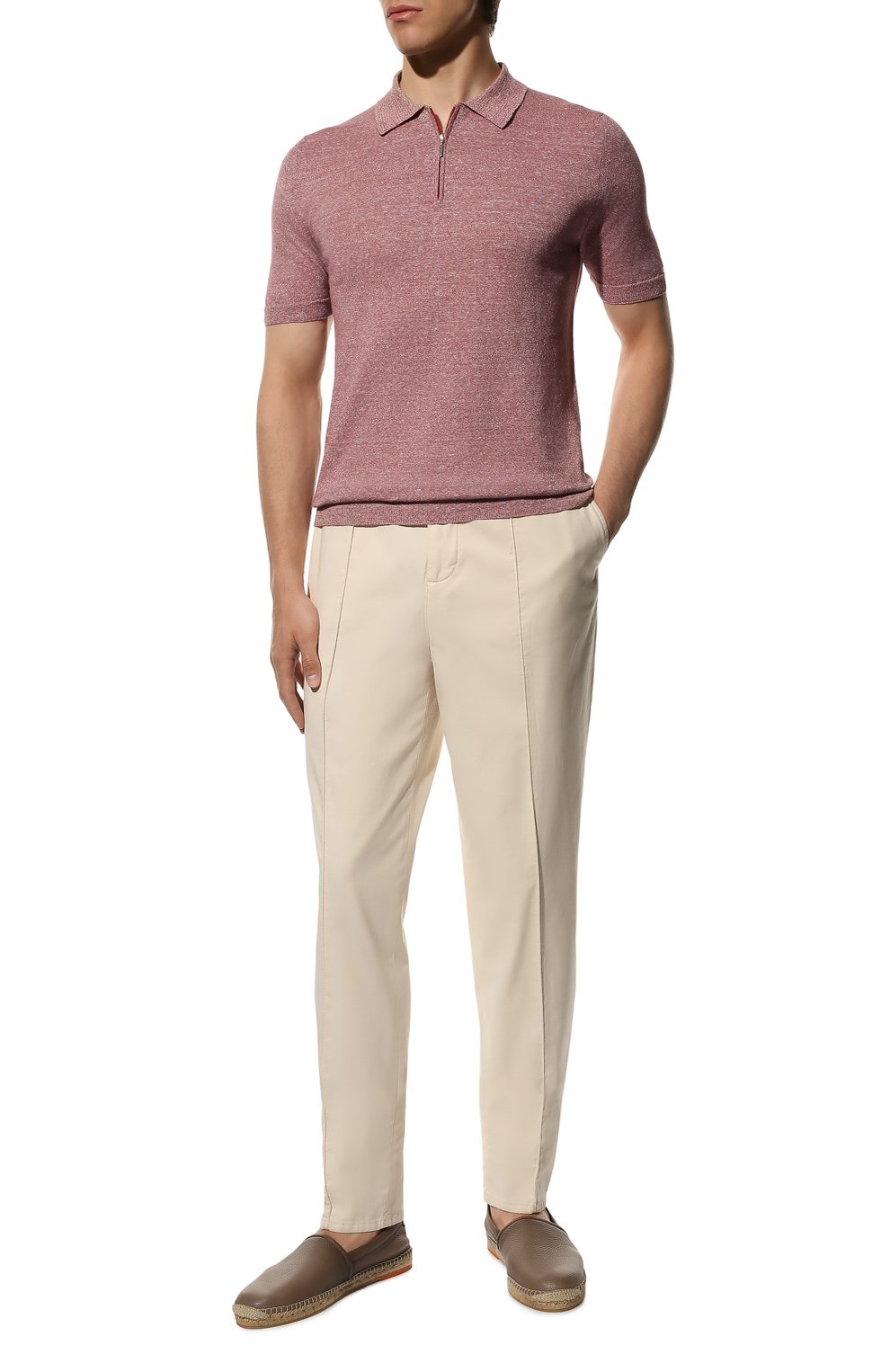 Кожаные эспадрильи SANTONI, арт. MGPG18051JU1MSDSE49, фото 2