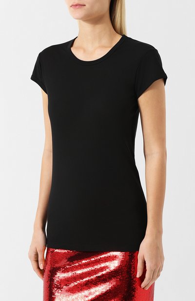 Хлопковая футболка TOM FORD черного цвета по цене 45300 руб., арт. TSJ295-FAX262, фото 3 Хлопковая футболка TOM FORD, арт. TSJ295-FAX262, фото 3