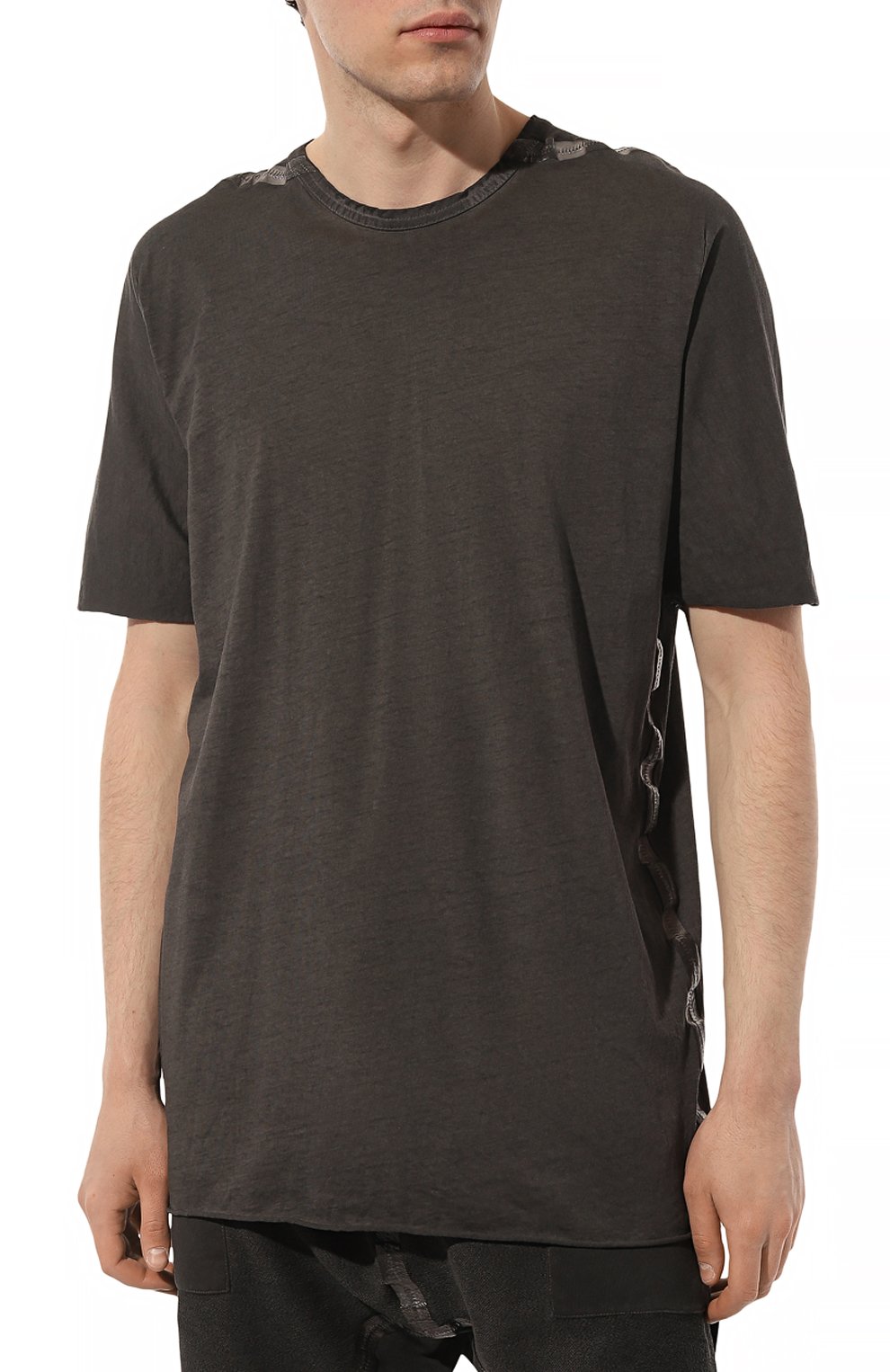 Хлопковая футболка ISAAC SELLAM, арт. BASIC T BANDE/J150, фото 3