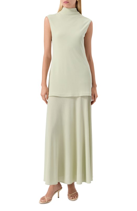 Платье из вискозы Jil Sander J04CT0107/J65016 Зелёный  J04CT0107/J65016 Фото 3