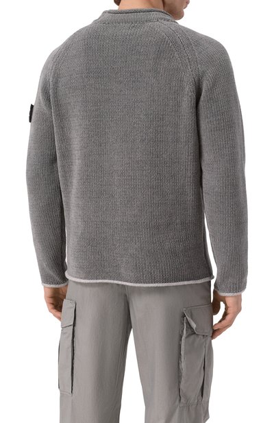 Хлопковый свитер STONE ISLAND, арт. 8115557A9, фото 4
