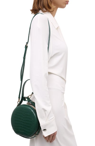 Сумка canteen из кожи аллигатора RALPH LAUREN, арт. 435790384AMIS, фото 5