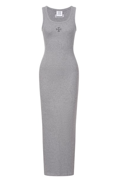 Женское хлопковое платье VETEMENTS, арт. WE76DR539G/1202 RIB