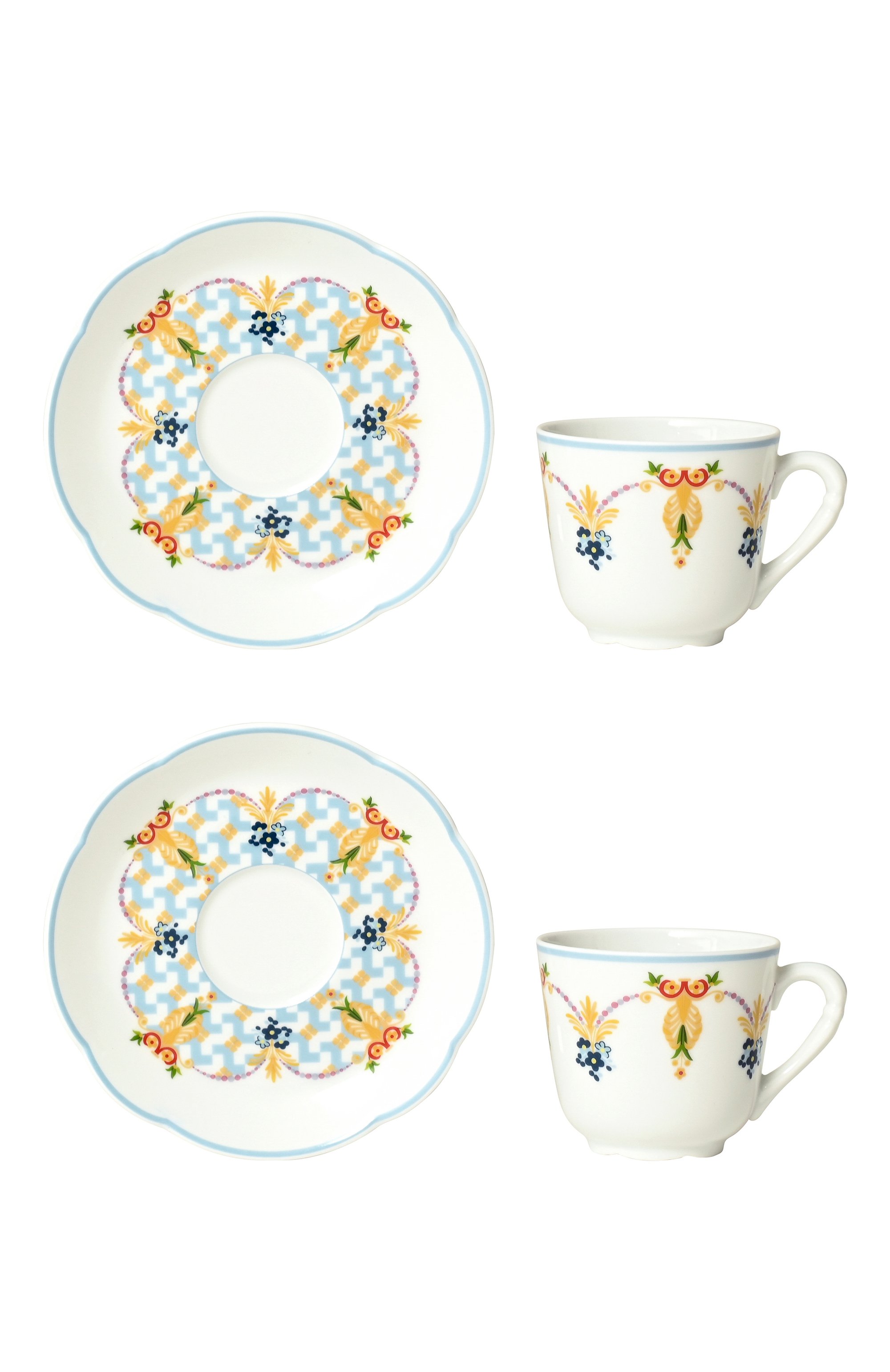 Набор из 2-х чашек для эспрессо с блюдцами trianon BERNARDAUD, арт. 2621/24329, фото 2