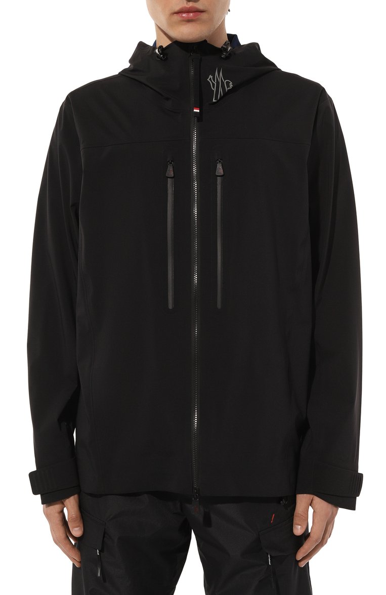 Мужская куртка fuyens MONCLER GRENOBLE черного цвета, арт. 1A000-13-595TJ | Фото 3 (Материал подклада: Синтетический материал; Длина (верхняя одежда): До середины бедра; Материал внешний: Синтетический материал; Рукава: Длинные; Кросс-КТ: Ветровки, другое; Стили: Кэжуэл)