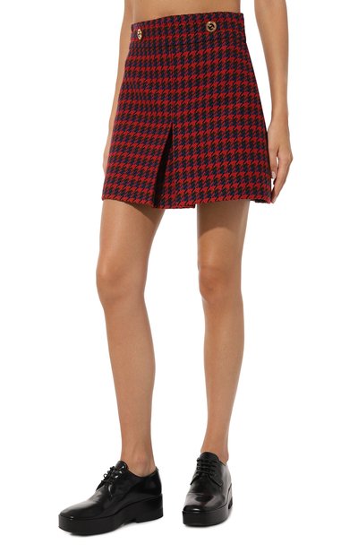 Шерстяная юбка GUCCI, арт. 643737 ZAGEL, фото 3