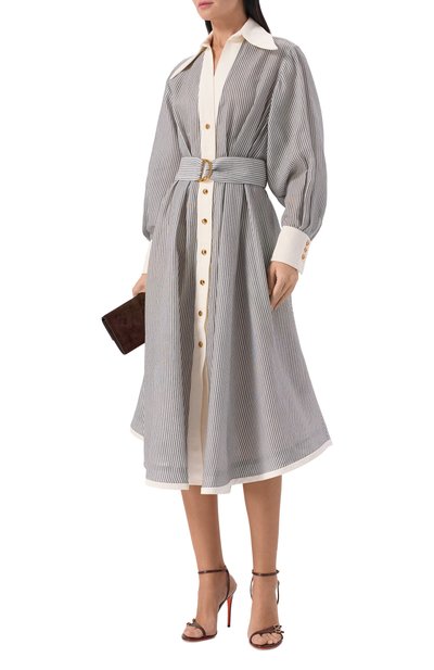 Кожаные босоножки SANTONI, арт. WHLG71957UT2TFEN, фото 3