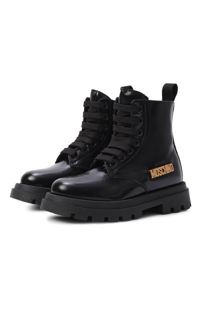 Кожаные ботинки MOSCHINO, арт. 84277/VAR1_001