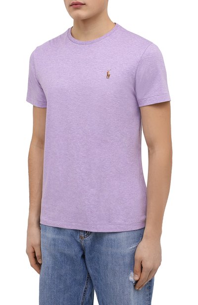 Хлопковая футболка POLO RALPH LAUREN, арт. 710740727, фото 3