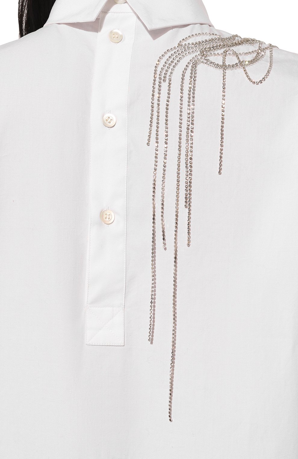 Хлопковая блузка DRIES VAN NOTEN, арт. 242-010746-9293, фото 5