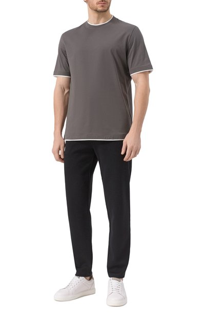 Хлопковая футболка BRUNELLO CUCINELLI, арт. M0B137427, фото 2