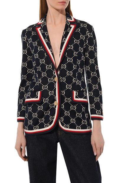 Хлопковый жакет GUCCI, арт. 558338 XJAEA, фото 3