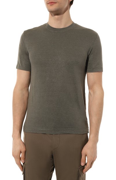 Льняная футболка FEDELI, арт. 6UED0151, фото 3