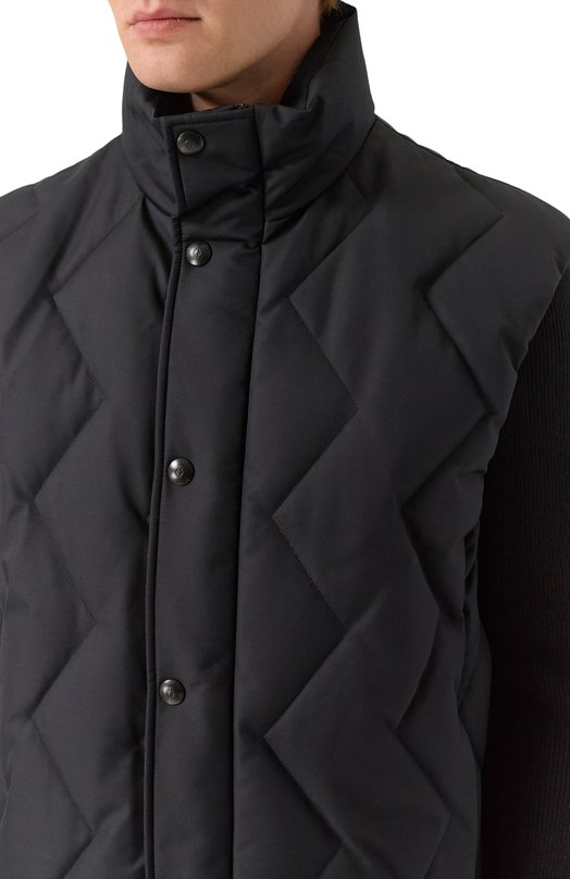 Пуховый жилет Giorgio Armani GM002011/TE16768 Чёрный  GM002011/TE16768 Фото 5