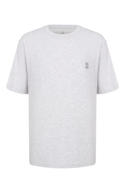 Мужская хлопковая футболка BRUNELLO CUCINELLI, арт. M0B138440