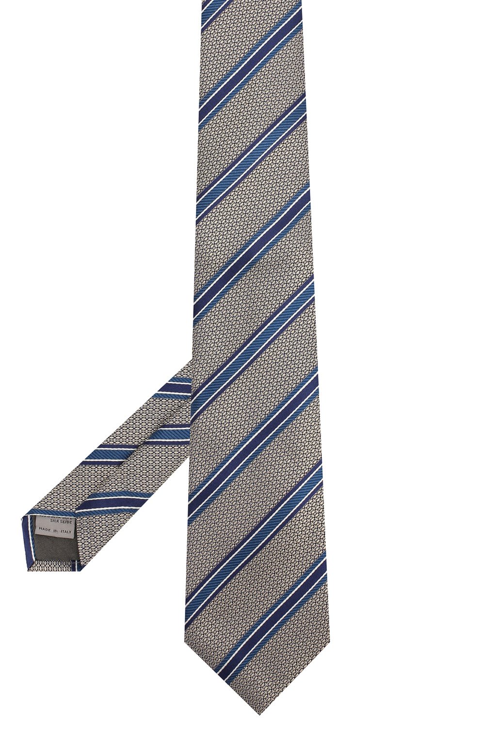 Шелковый галстук CANALI синего цвета по цене 8995 руб., арт. 18/HJ02079, фото 2 Шелковый галстук CANALI, арт. 18/HJ02079, фото 2
