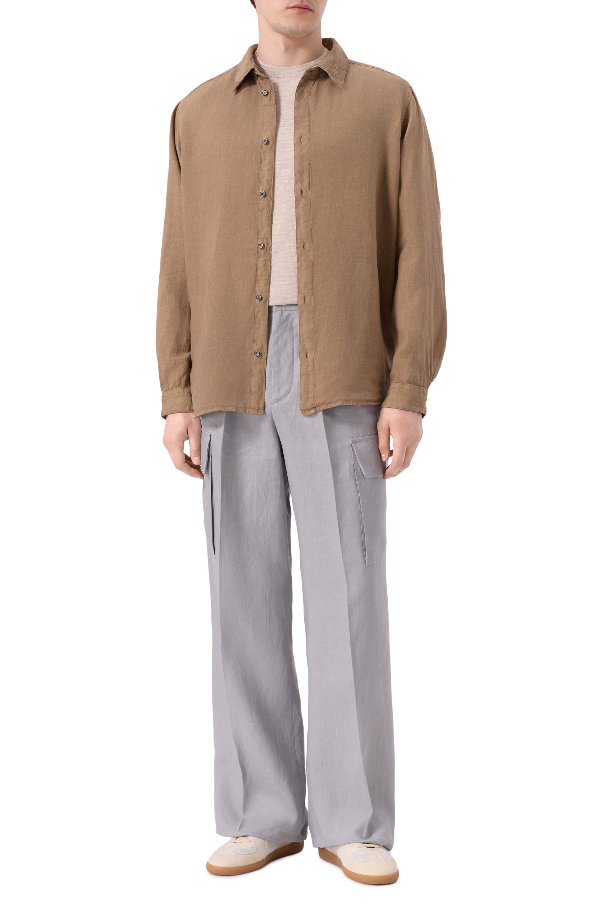 Льняная рубашка DIESEL, арт. A16694/0TJAL, фото 2