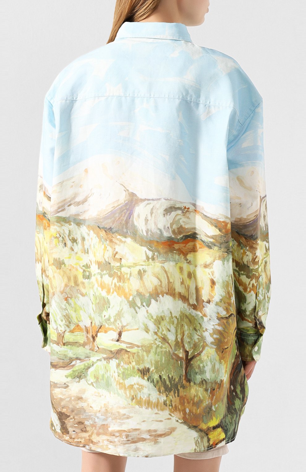 Хлопковая рубашка JACQUEMUS разноцветного цвета по цене 38300 руб., арт. 201SH20/2603P, фото 4 Хлопковая рубашка JACQUEMUS, арт. 201SH20/2603P, фото 4