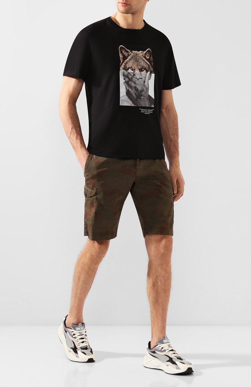 Текстильные кроссовки rs-x³ puzzle PUMA, арт. 37157001, фото 2