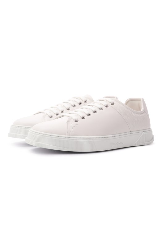 Кожаные кеды Cube Ferragamo 772088 Белый 772088