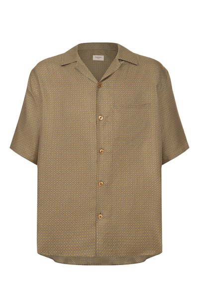 Мужская шелковая рубашка SAINT LAURENT, арт. 860621/Y2N62