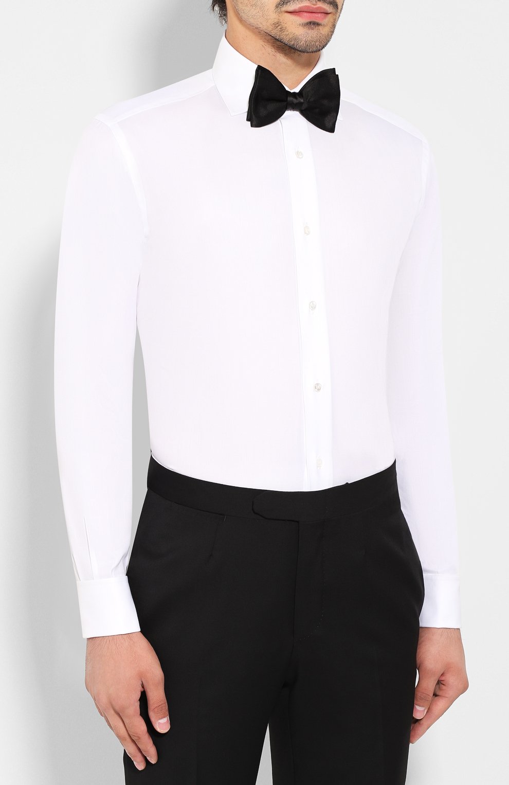 Хлопковая сорочка BRIONI белого цвета по цене 56250 руб., арт. RCL9/PZ065, фото 4 Хлопковая сорочка BRIONI, арт. RCL9/PZ065, фото 4