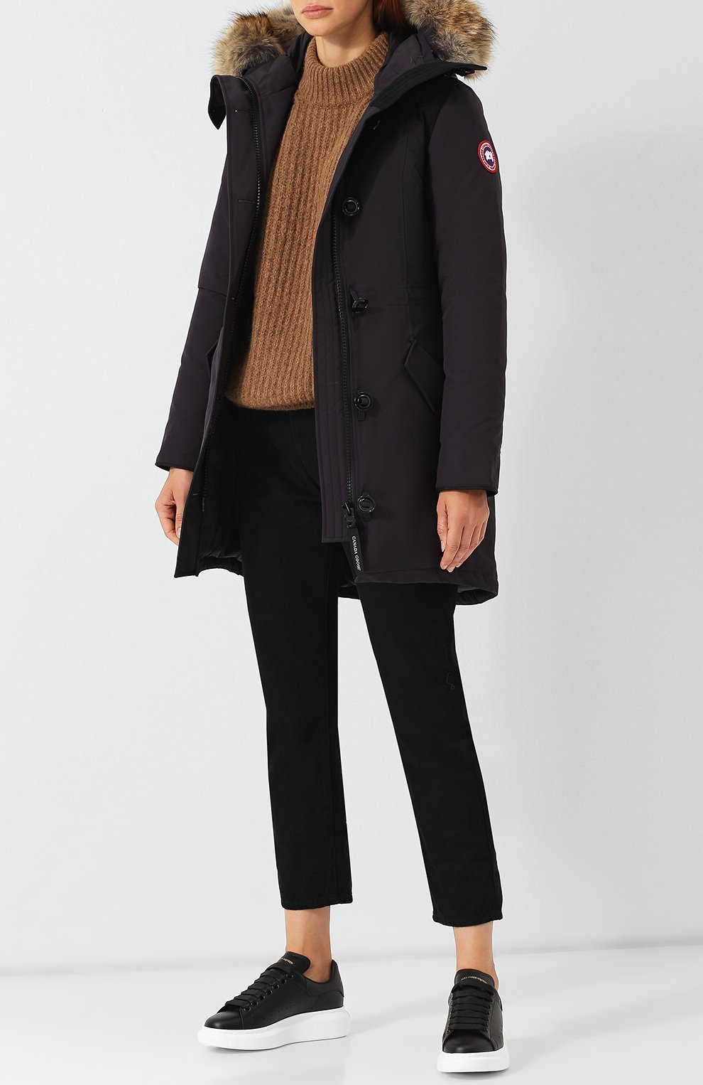Парка rossclair CANADA GOOSE темно-синего цвета по цене 139000 руб., арт. 2580L, фото 2 Парка rossclair CANADA GOOSE, арт. 2580L, фото 2