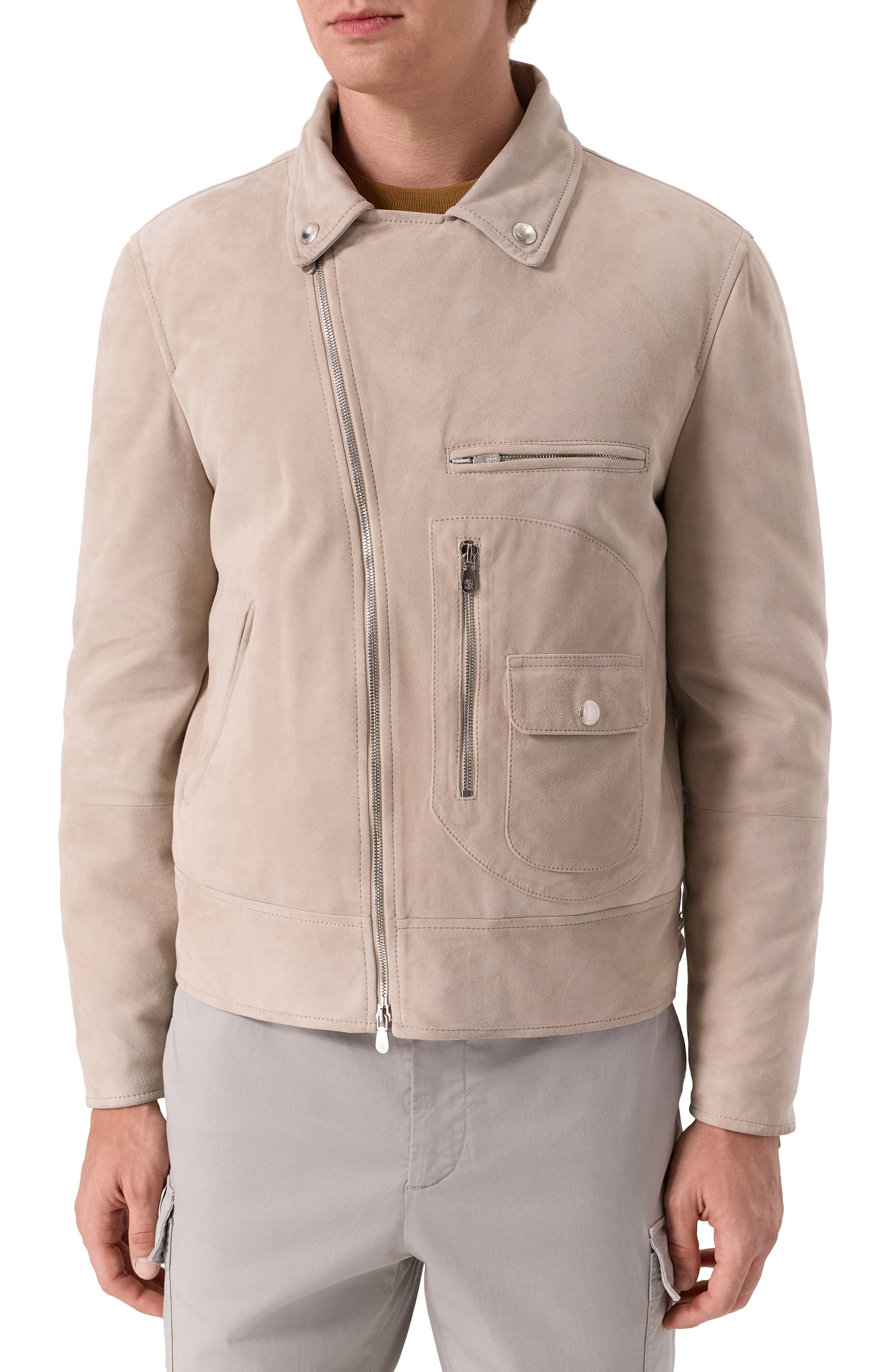 Замшевая куртка с отделкой из овчины BRUNELLO CUCINELLI, арт. M0PCL2007, фото 5