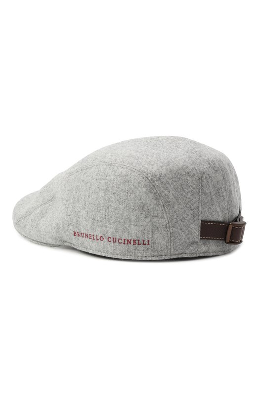 Шерстяная кепка Brunello Cucinelli M038P9961 Серый  M038P9961 Фото 2