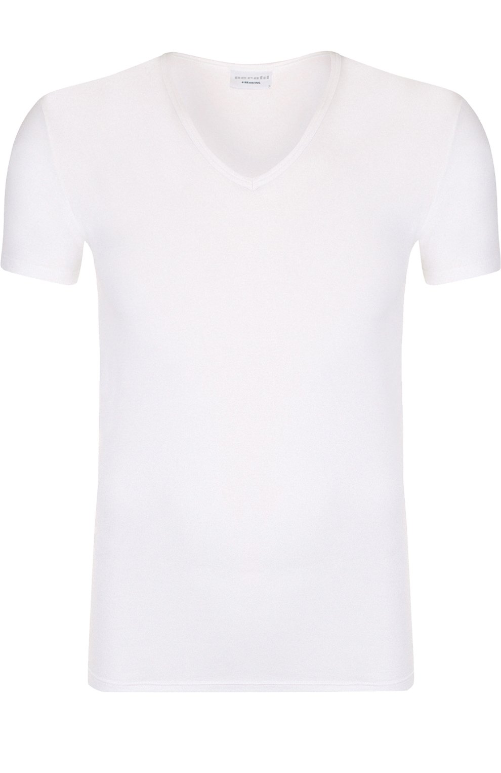 Хлопковая футболка с v-образным вырезом PEROFIL, арт. 24149-0003, фото 1