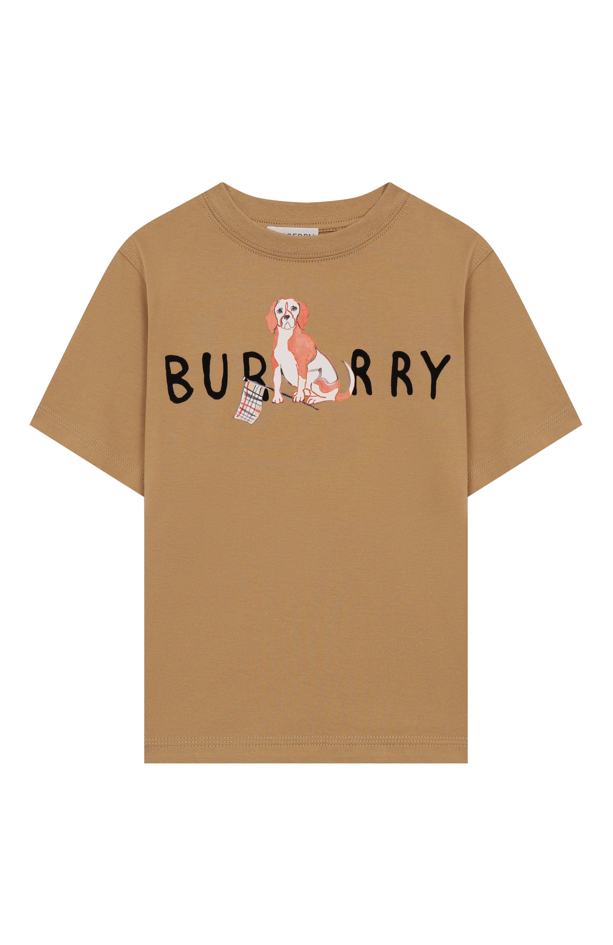 Хлопковая футболка BURBERRY, арт. 8109523, фото 1