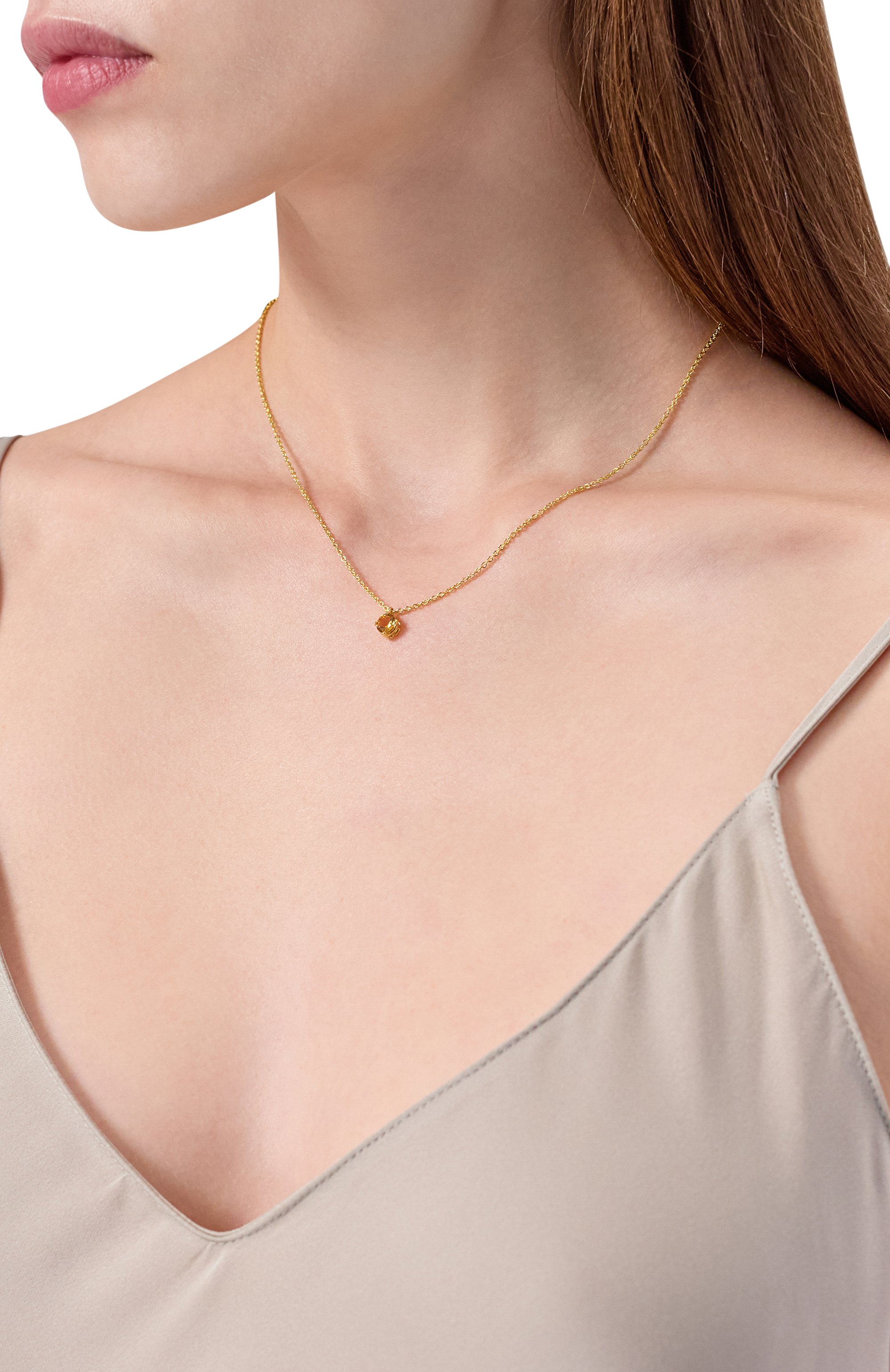 Подвеска cartoon baby с цитрином MOONKA, арт. cr-bb-nl-cit, фото 2