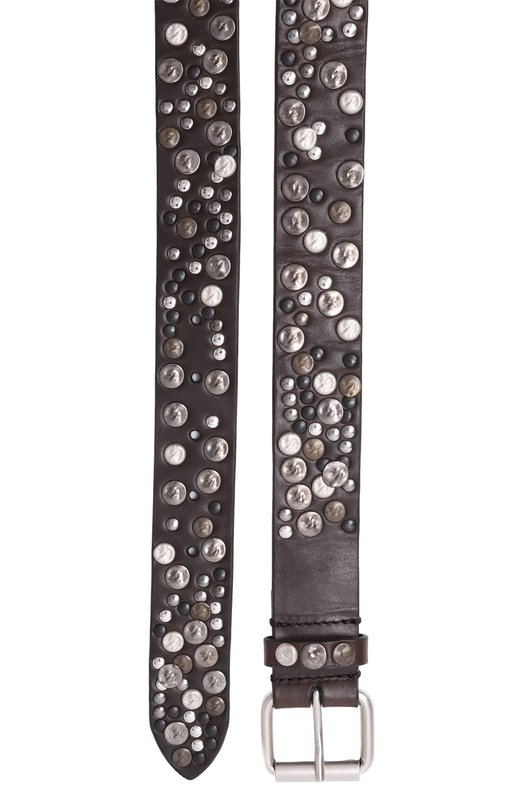 Кожаный ремень Dries Van Noten 021408/0105 Коричневый  021408/0105 Фото 3