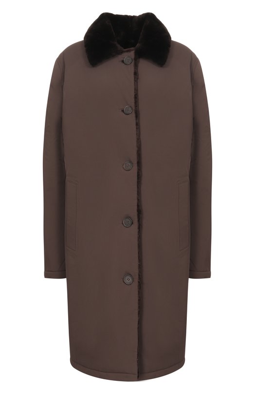 Пальто из овчины Venera M. 3500F-90VM Коричневый 3500F-90VM