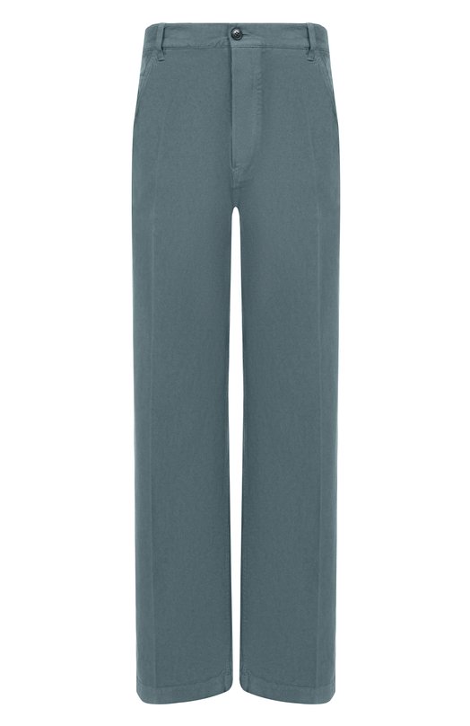 Хлопковые брюки Dries Van Noten 020934-2043-506 Голубой 020934-2043-506