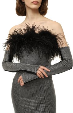 Митенки с отделкой стразами LOULOU, арт. 0012, фото 2