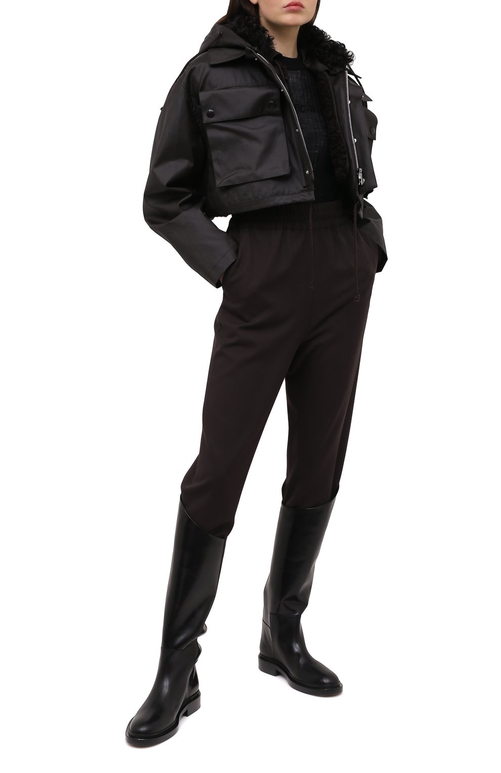 Куртка с меховой подкладкой BOTTEGA VENETA коричневого цвета по цене 617000 руб., арт. 648118/V04C0, фото 2 Куртка с меховой подкладкой BOTTEGA VENETA, арт. 648118/V04C0, фото 2