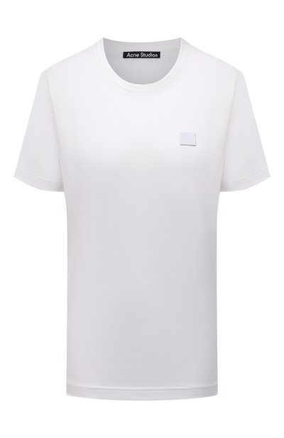 Женская хлопковая футболка ACNE STUDIOS, арт. CL0111/W