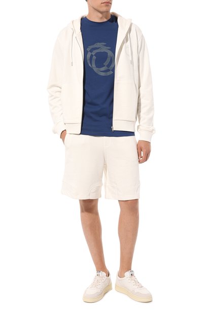 Хлопковая толстовка TRUSSARDI белого цвета по цене 19200 руб., арт. 52F00320-1T006398, фото 2 Хлопковая толстовка TRUSSARDI, арт. 52F00320-1T006398, фото 2